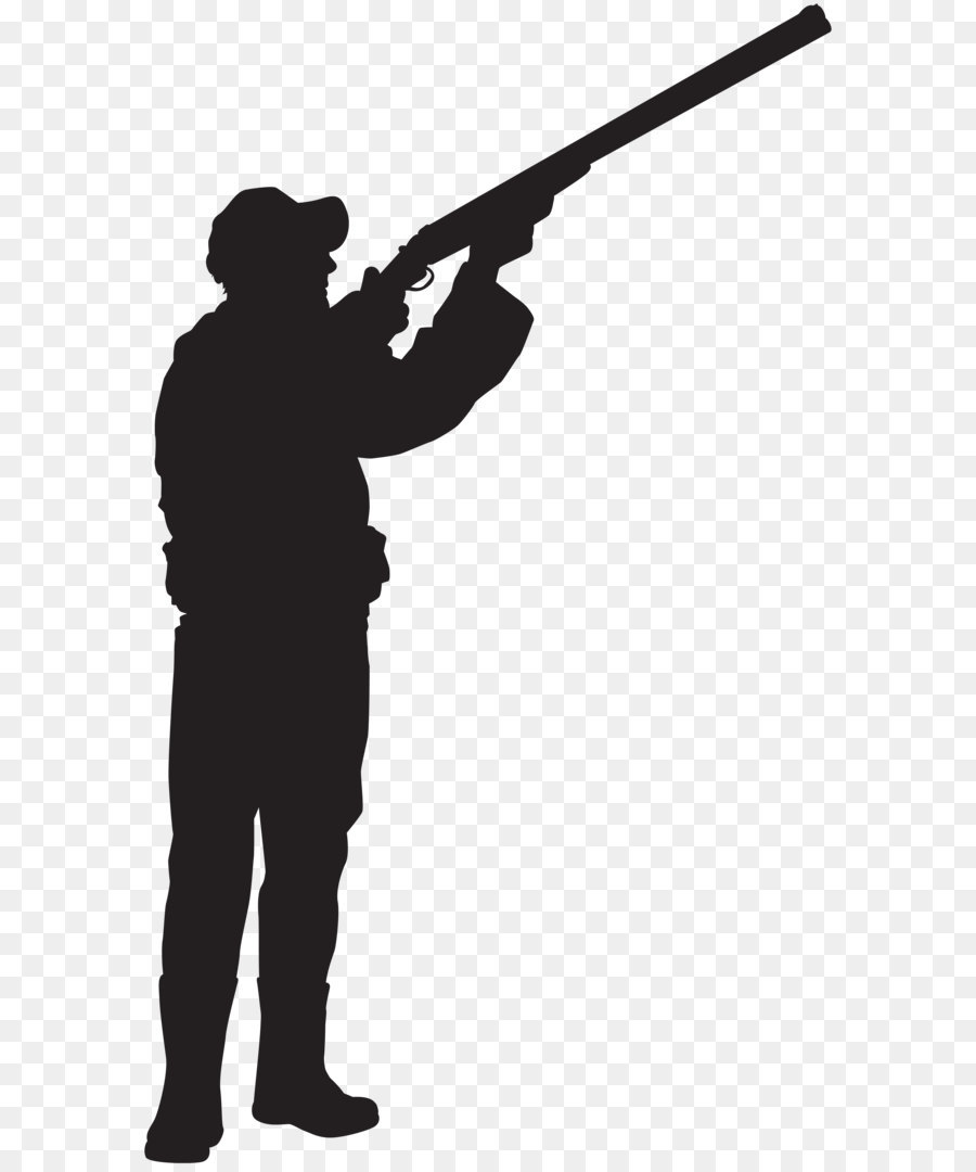 Hunting Silhouette Clip art - Hunter Silhouette PNG Clip 