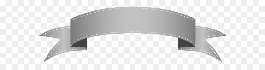 Ribbon Banner Clip art - Silver Transparent Banner PNG 