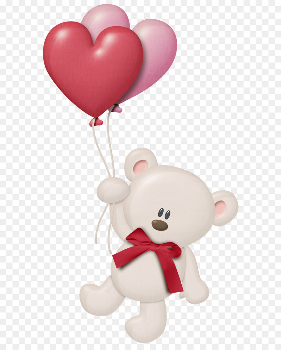 teddy bear valentine balloons