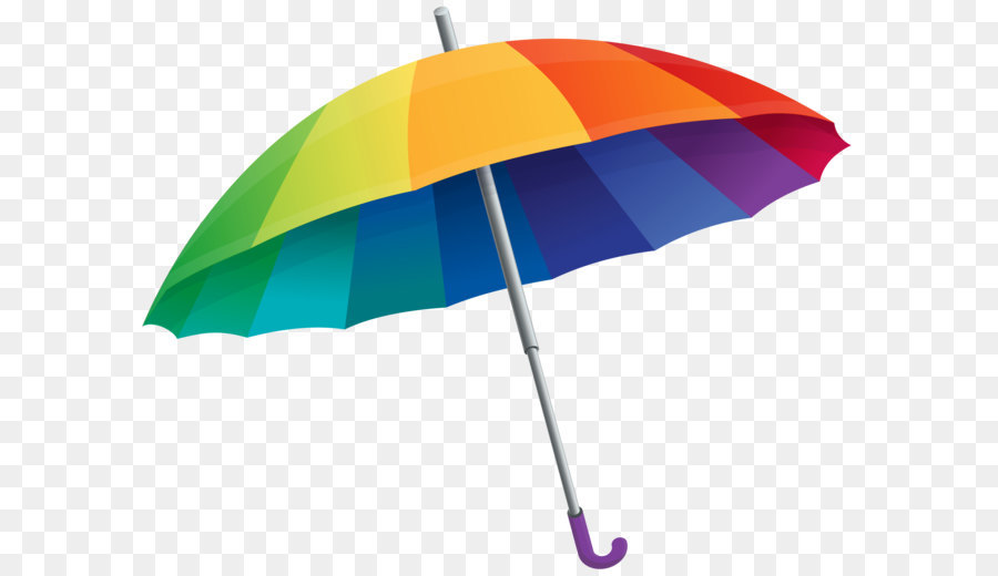 Umbrella Clip art - Rainbow Umbrella PNG Clipart Image 