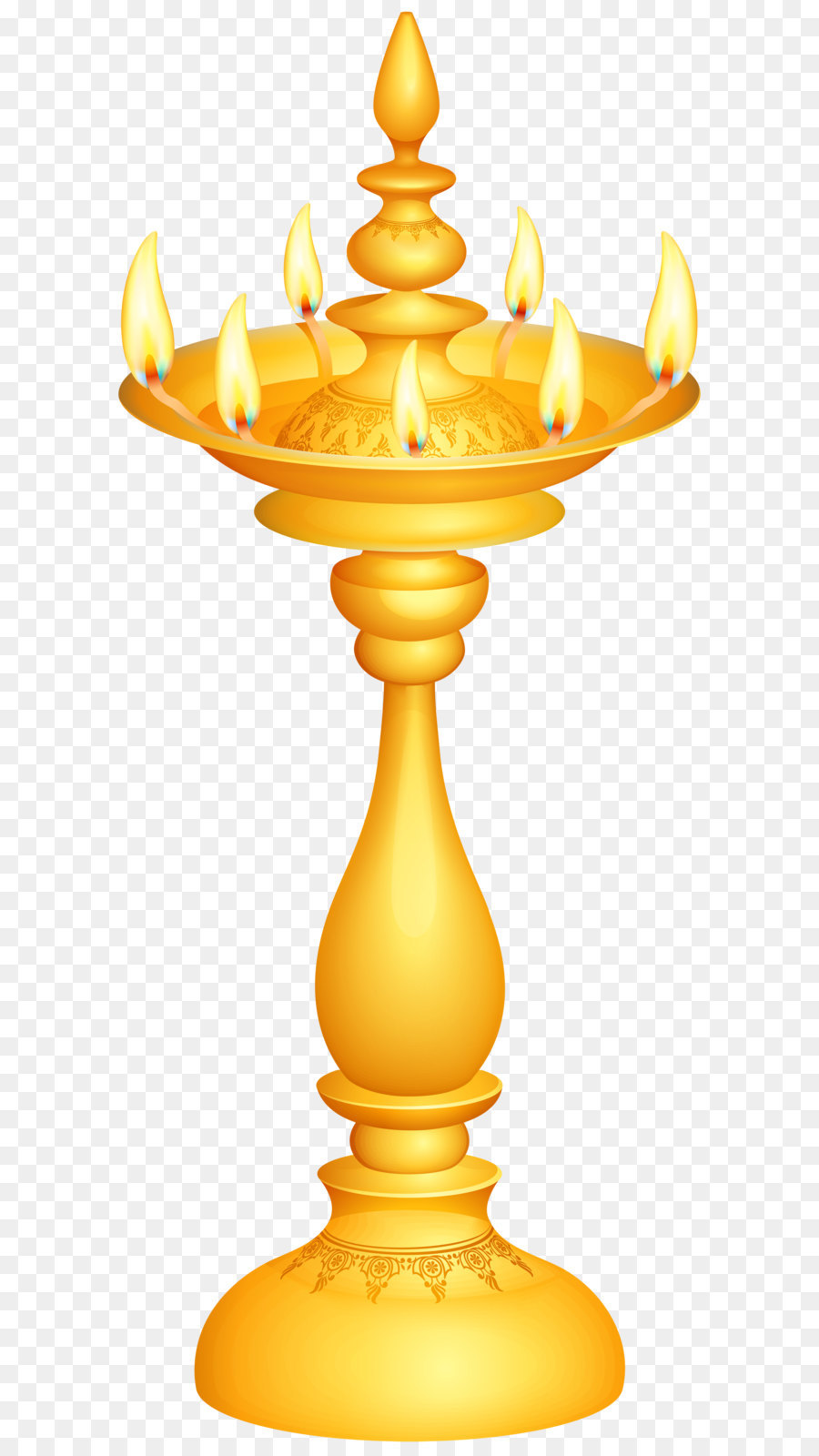 Indian Deco Candlestick PNG Clip Art png download 3257 