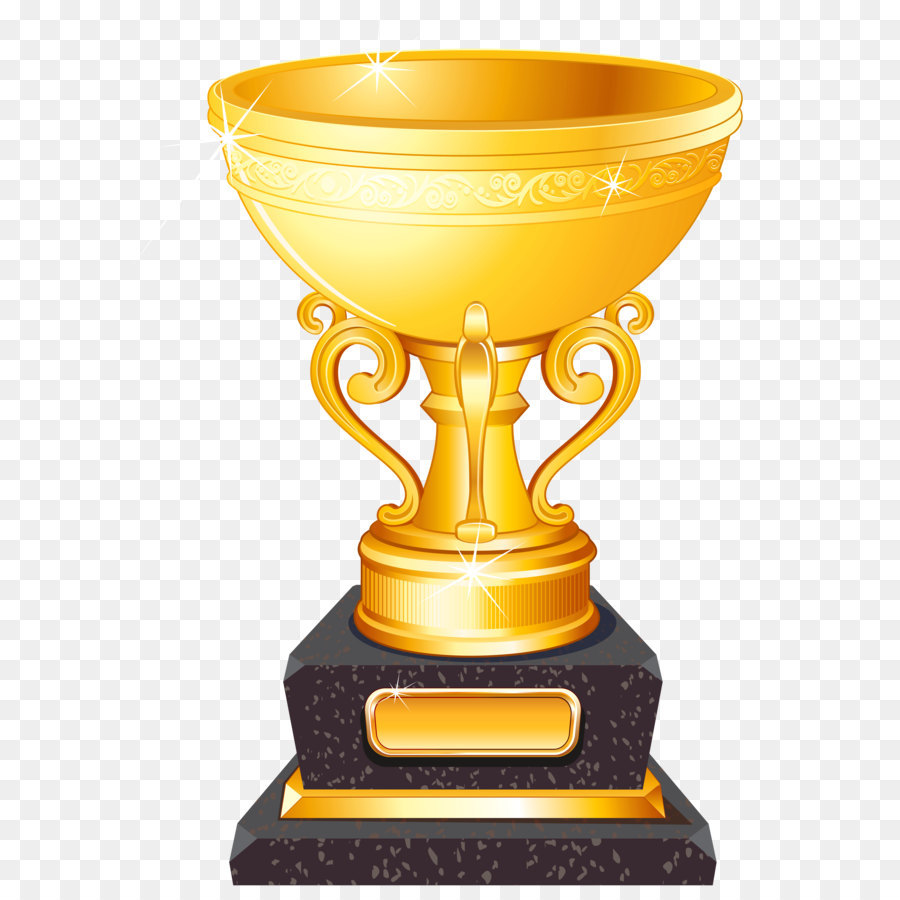 Trophy Football Clip art - Golden Cup Trophy PNG Clipart ...