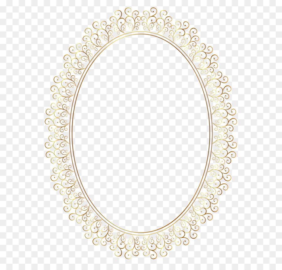 Pattern - Oval Frame Transparent Clip Art Image png download - 4591