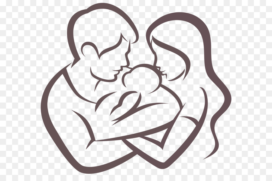 Download Infant Father Child Family - Vector characters Family png ...