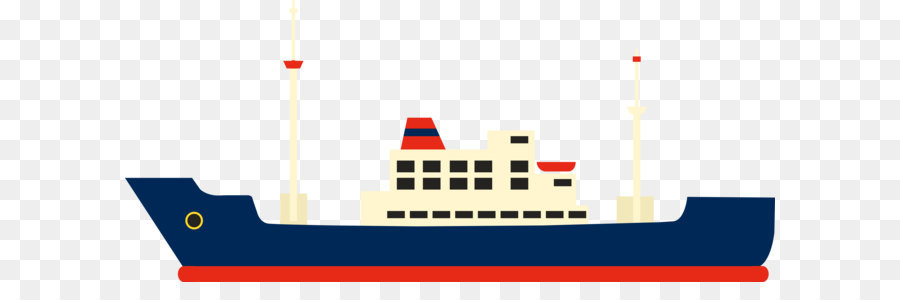 Ship Cartoon Adobe Illustrator - Cartoon sky blue cargo ship 8014*3471 ...