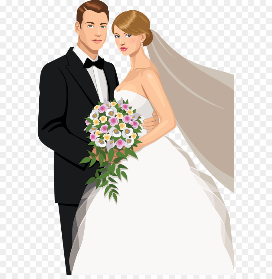 Wedding invitation Bridegroom Marriage - The bride and