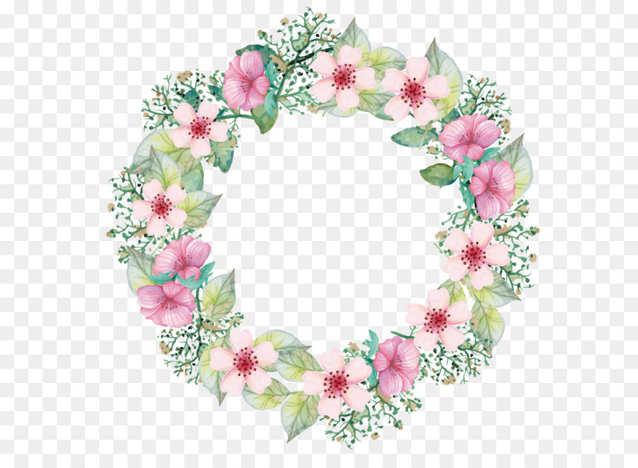 Download Paper Flower bouquet Wreath - Vector Garland png download ...