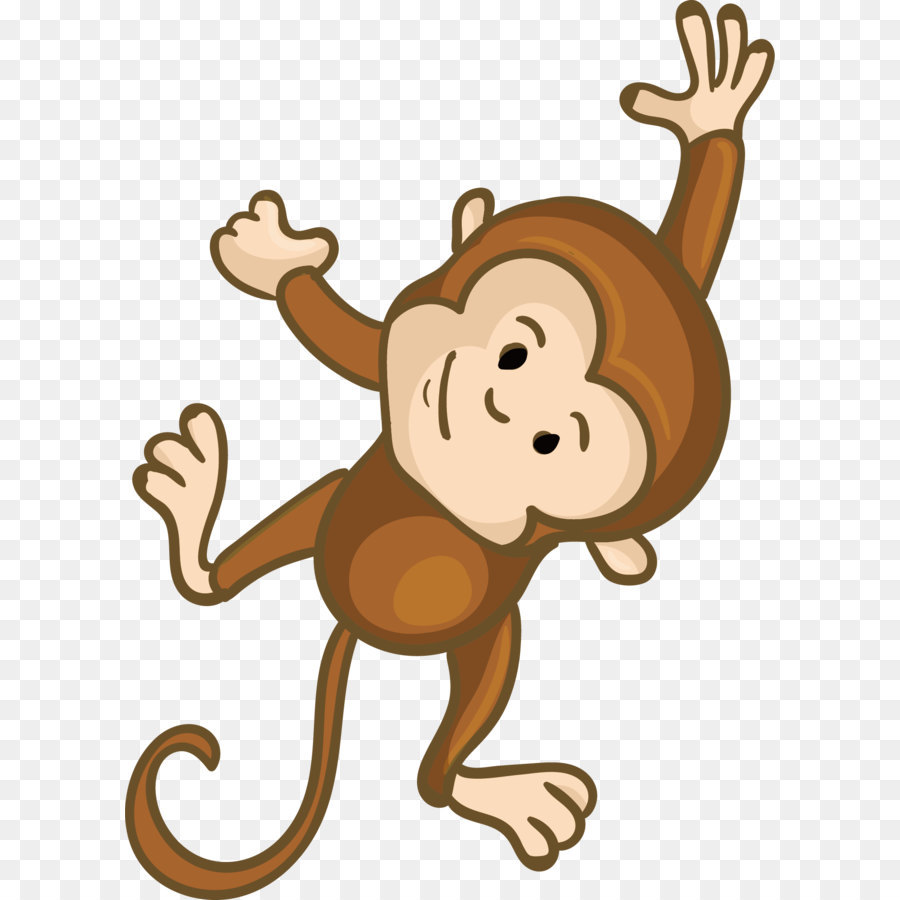 Monkey Clip art - Cute monkey vector png download - 1438 