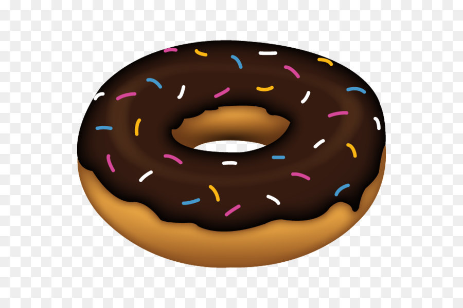Doughnut Emoji Food - Donut PNG png download - 600*600 - Free