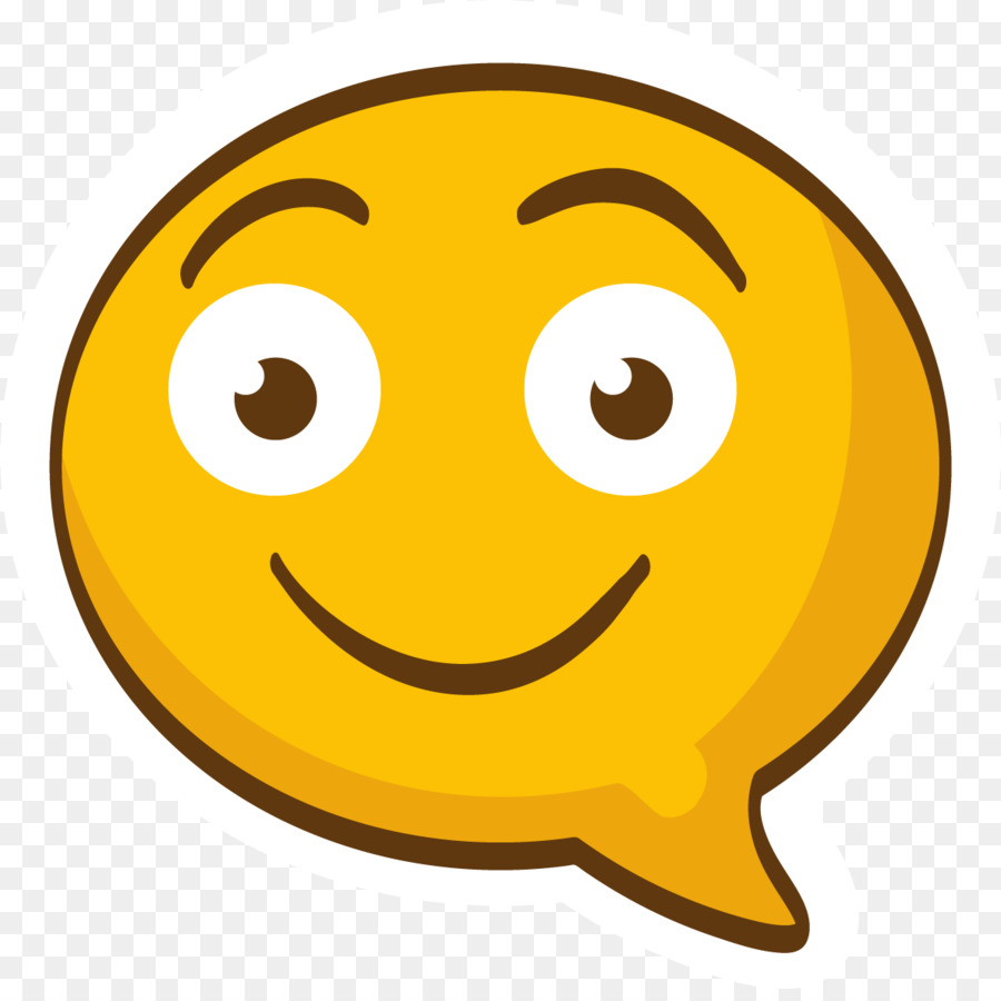 Smiley Emoji Sticker Kayu Putih Emoji Unduh Kuning Emoticon