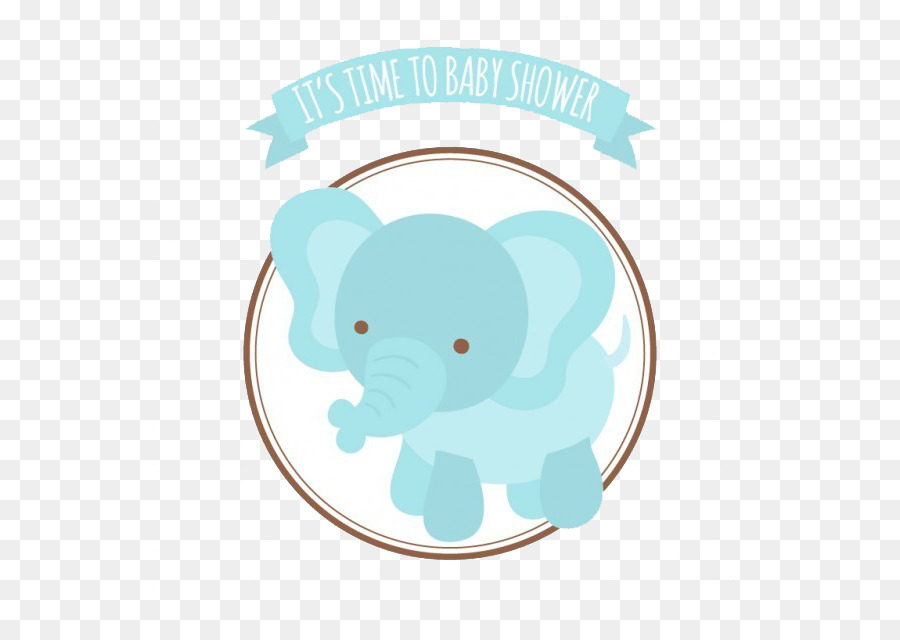 Baby Shower Cards And Blue Elephant Png Download 626 626 Free