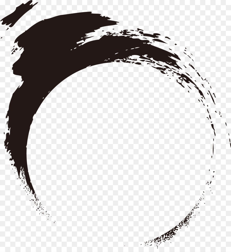 Ink Ink Chinese style circle png download - 1813*1946 - Free