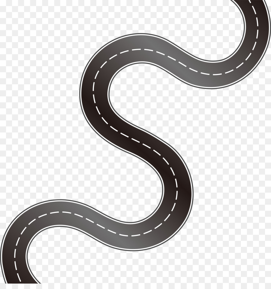 Download Euclidean vector Road Computer file - Curved road vector ...