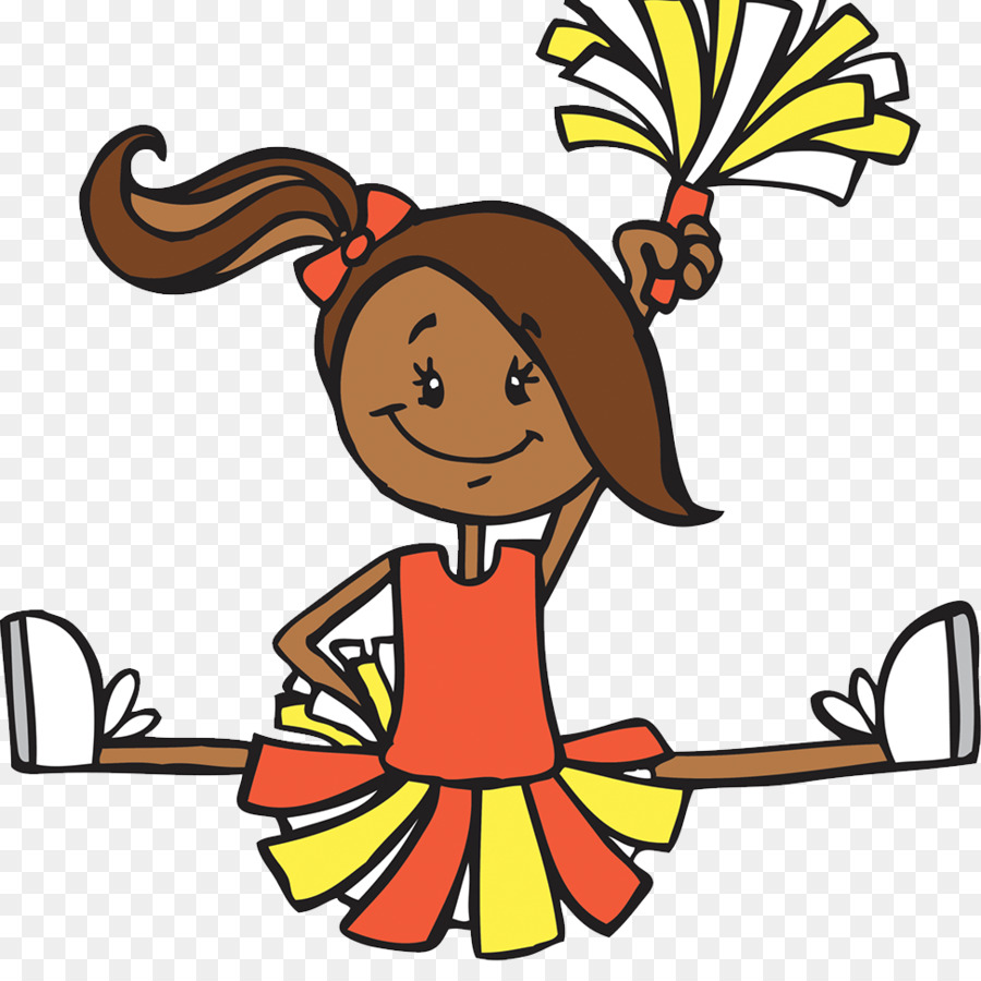 Cartoon Cheerleader Illustration - Cartoon cheerleaders png download