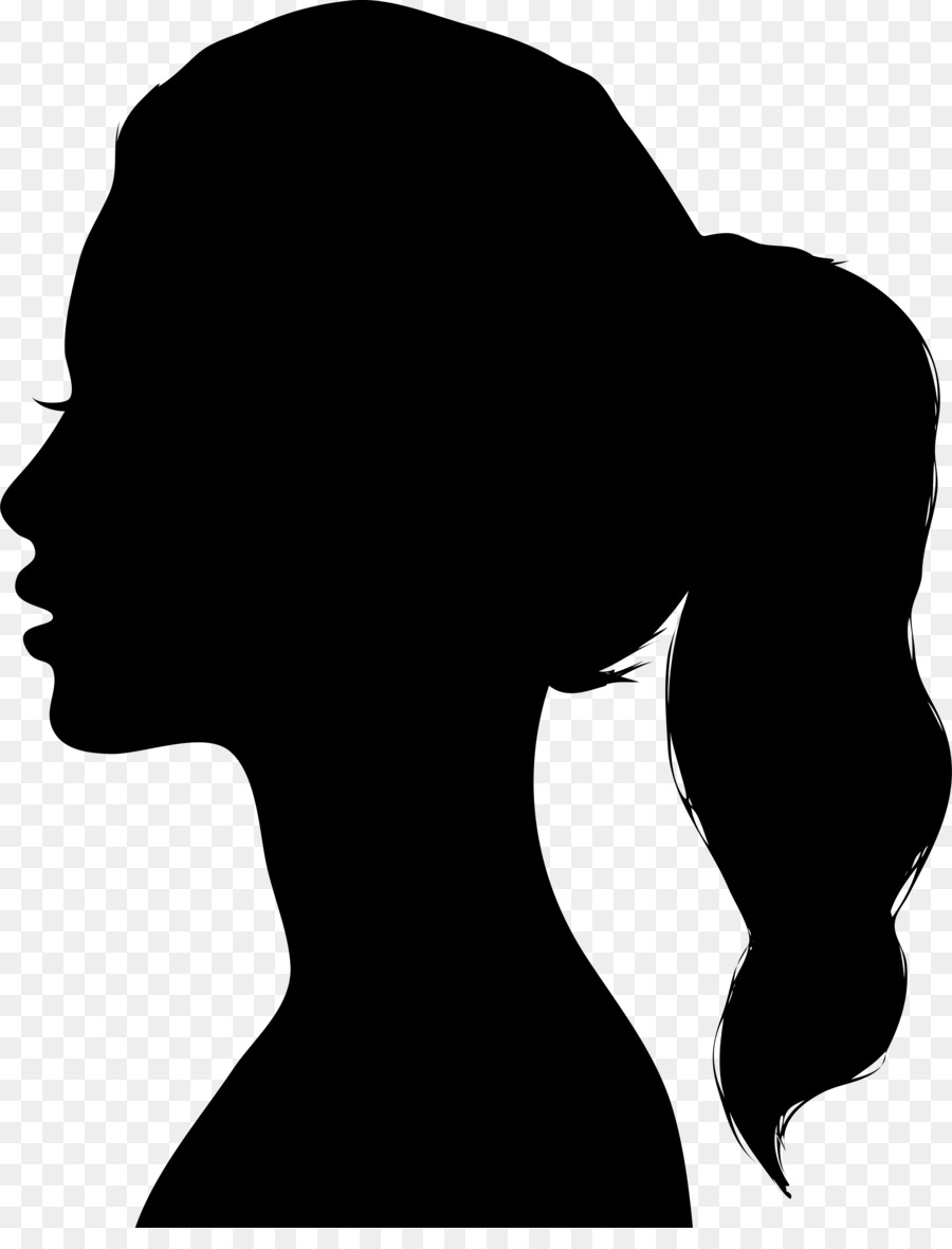 Silhouette Drawing Clip art - Woman silhouette material png download