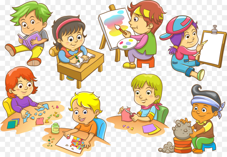 Download Child Euclidean vector Illustration - Children in school ...