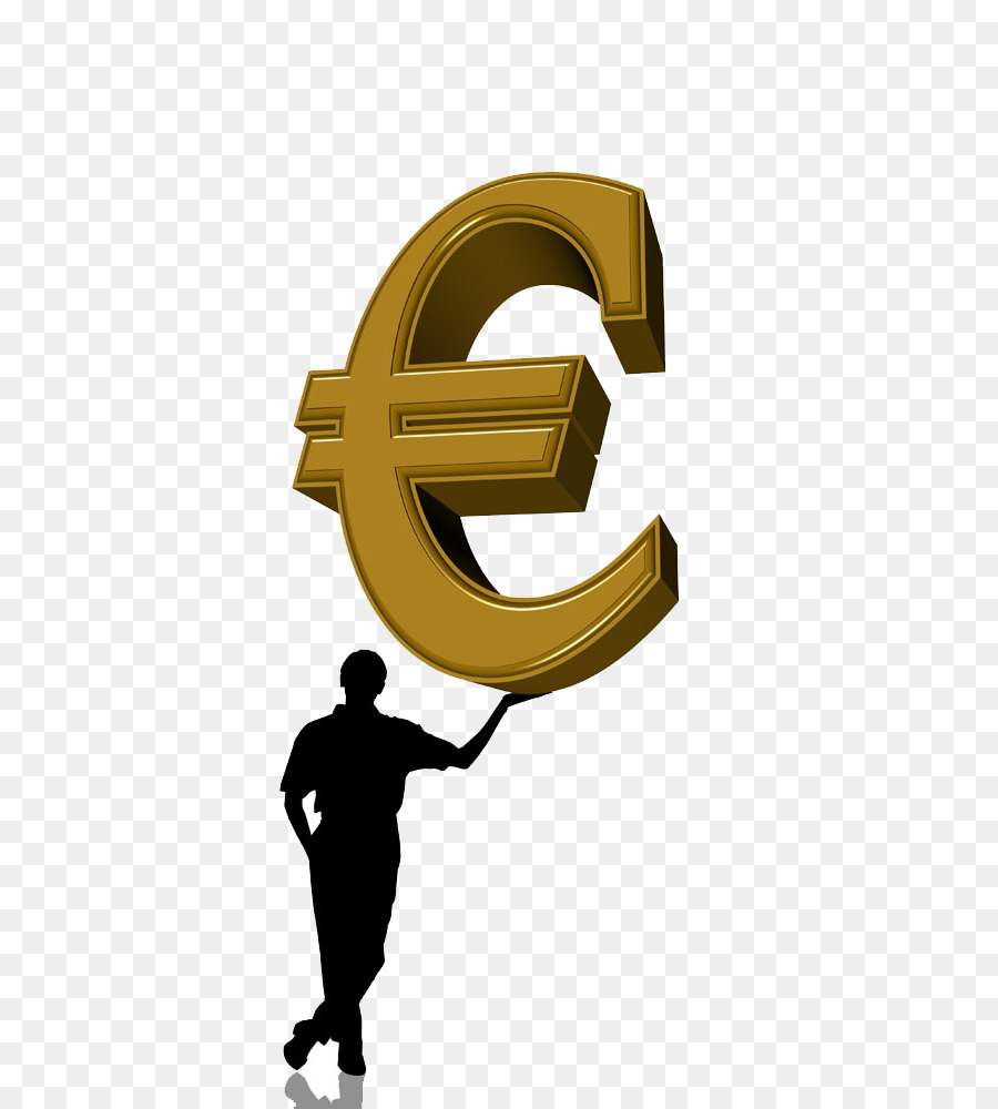 Euro Sign Loan Silhouette Man And The Euro Symbol Pictures Png - euro euro sign loan computer wallpaper human behavior png