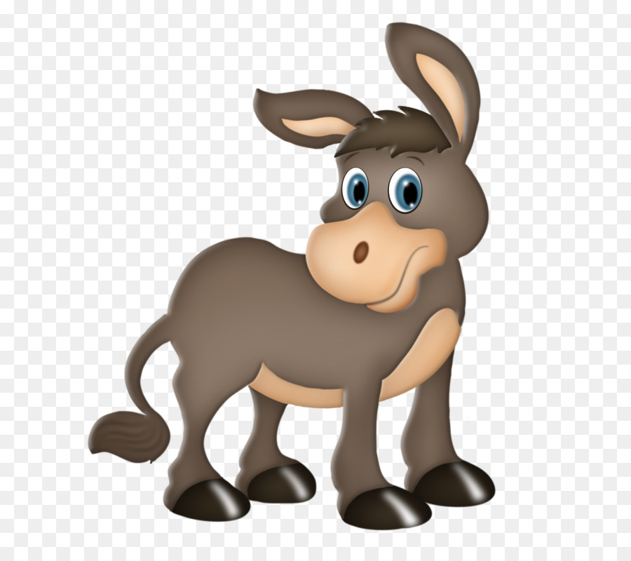 Donkey Cartoon - A donkey png download - 748*800 - Free Transparent