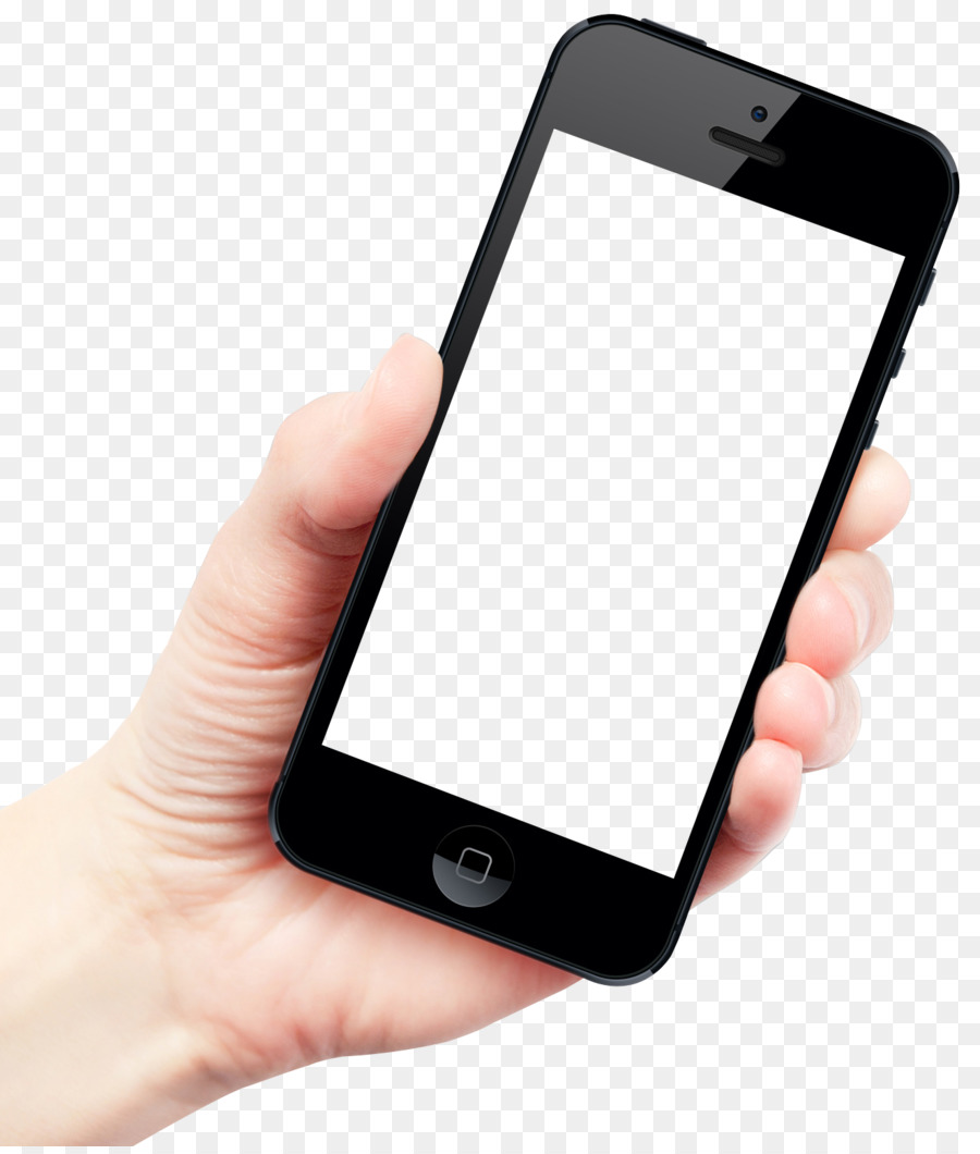 iPhone 6 Plus Smartphone Telephone - Hand Holding Smartphone png