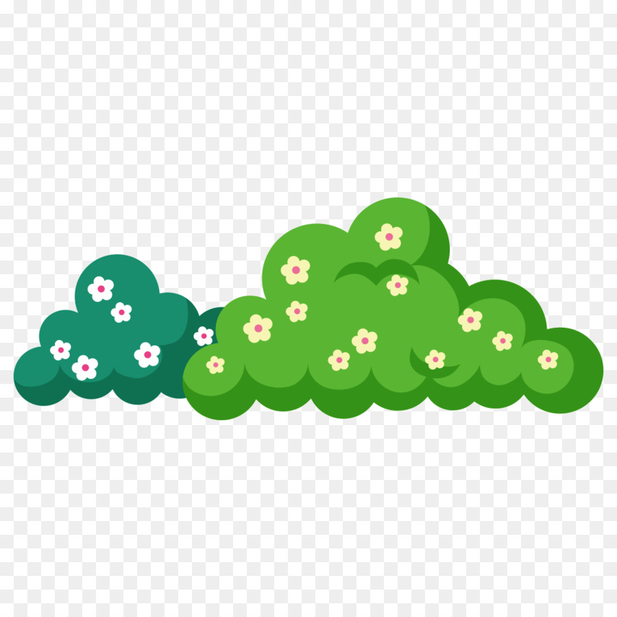 Shrub Illustration - Creative green bush png download - 1000*1000