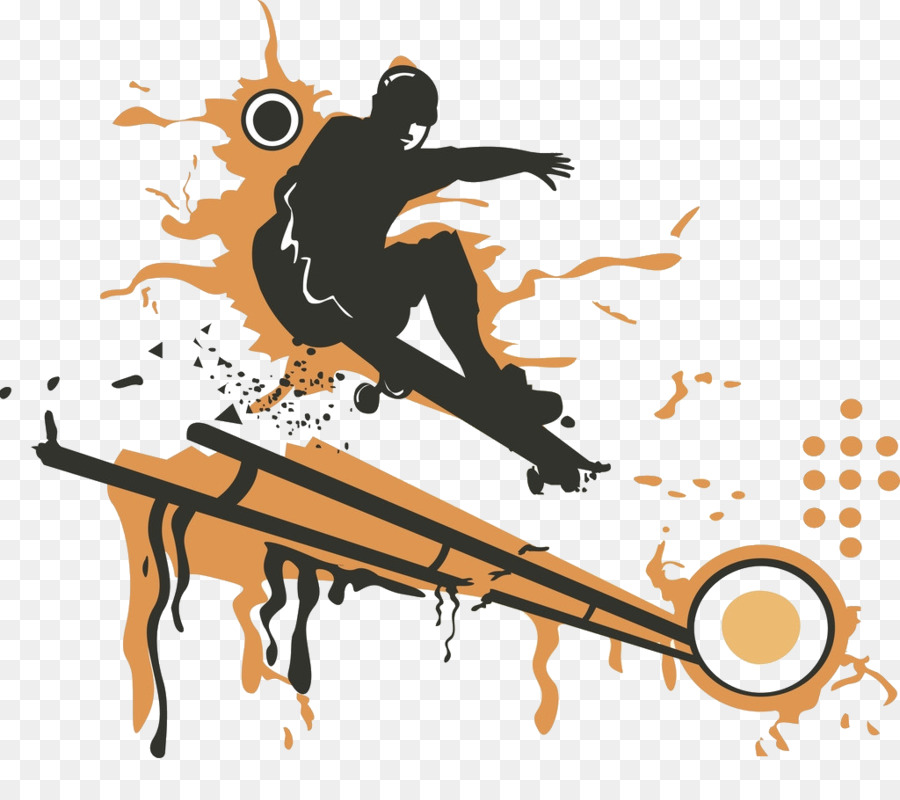 Cartoon Skateboarding Wallpaper