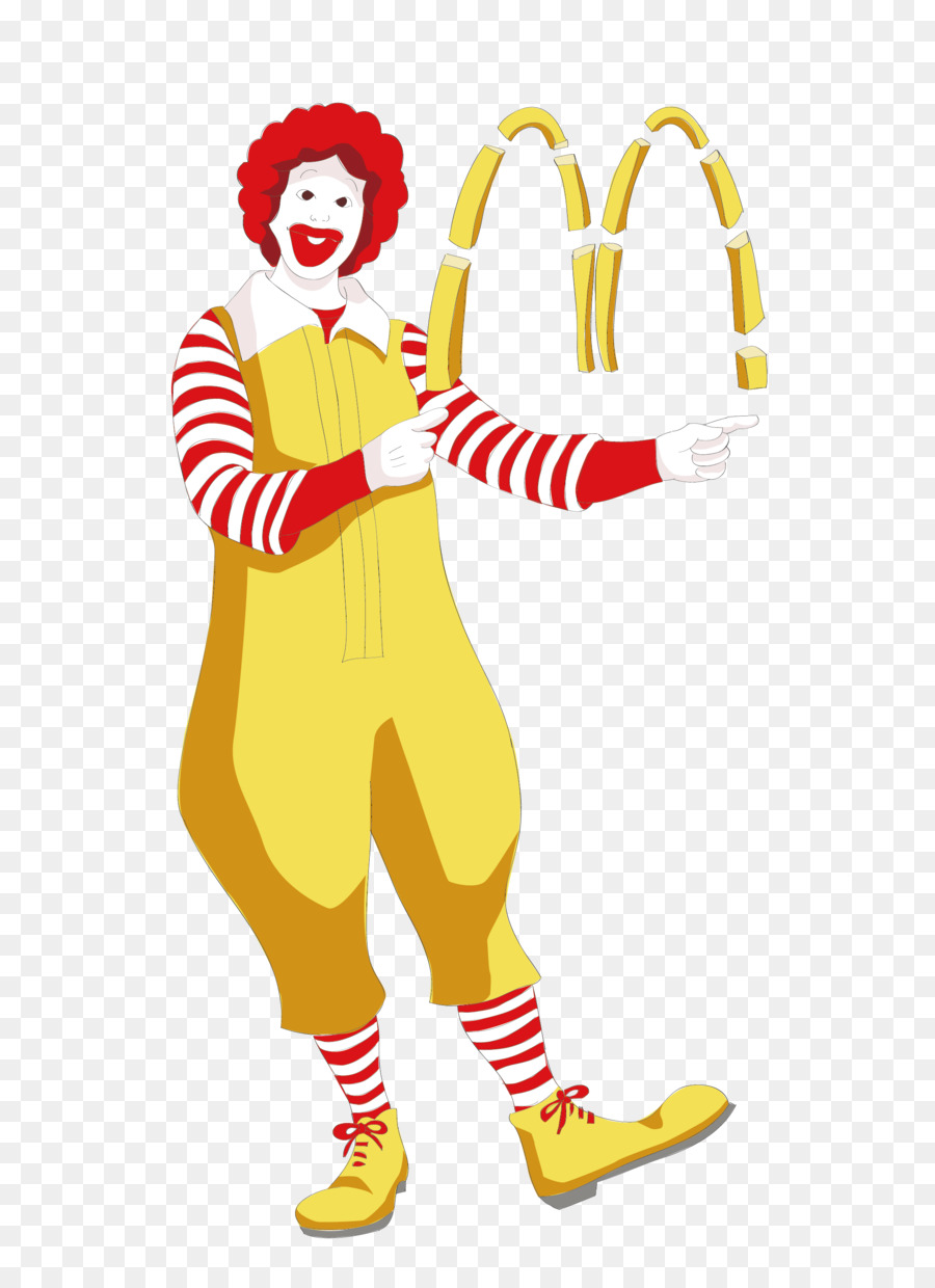 Ronald McDonald McDonalds French Fries Fast food - McDonald's clown