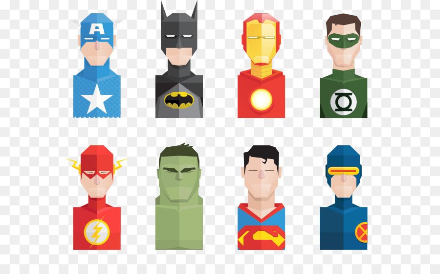 Superhero Adobe Illustrator Icon - Flat Marvel Super 