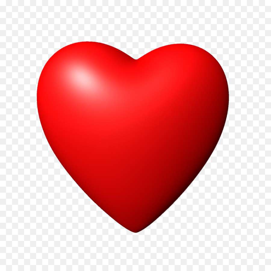 Heart Icon - 3D Red Heart PNG Image 1200*1200 transprent Png Free
