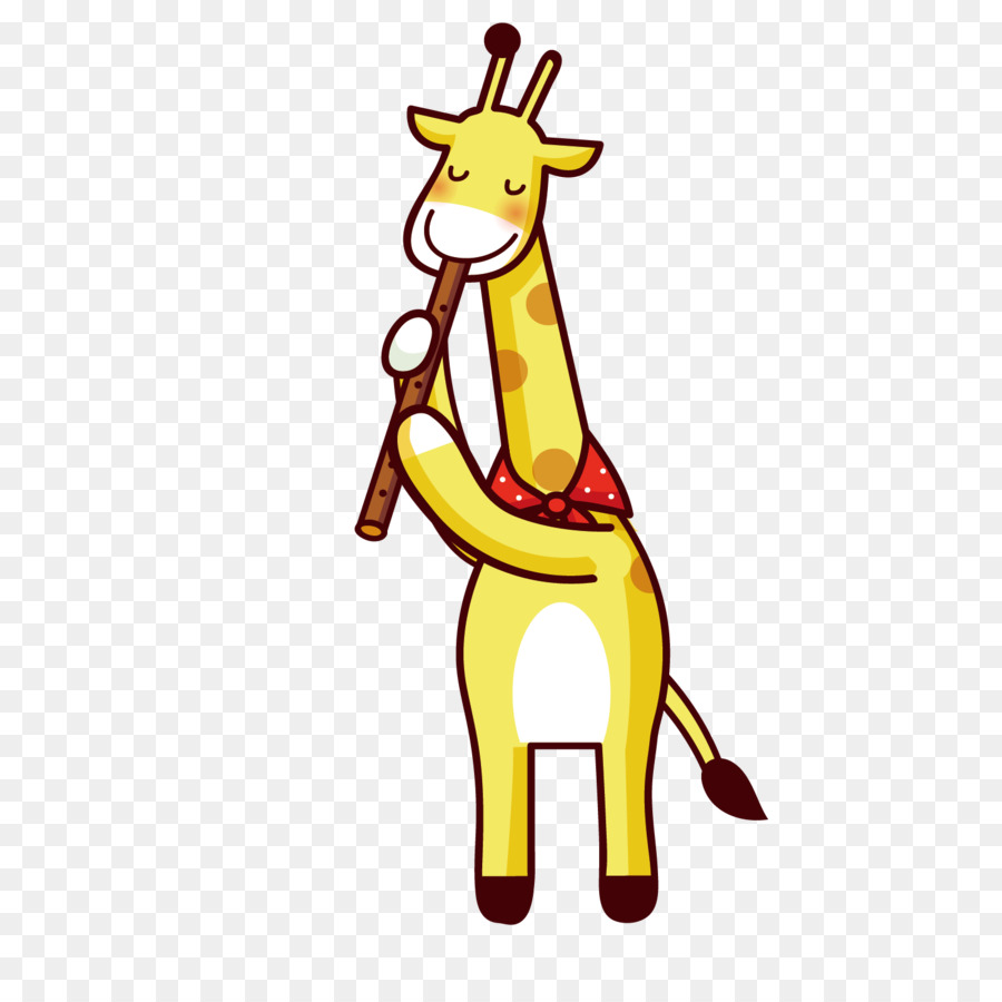 Kartun Ilustrasi Jerapah Lucu Unduh Giraffidae Vertebrata Rusa