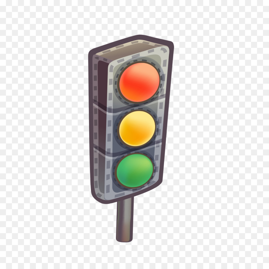 Traffic light Cartoon Drawing - Cartoon traffic lights png download