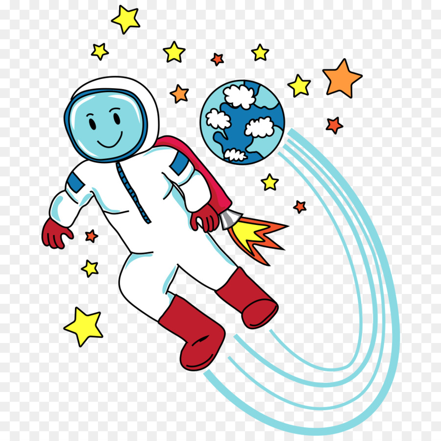 Astronot Luar Angkasa Ilustrasi Astronot Unduh Titik Perilaku