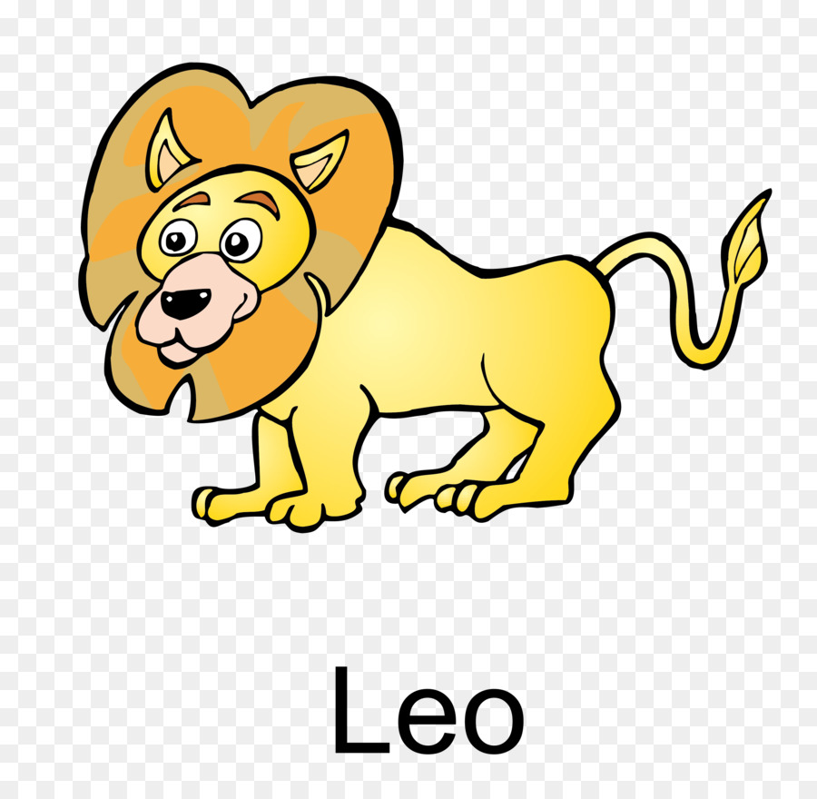 Leo Horoskop Zodiak Zodiak Scorpio Vektor Leo Kartun Bahan Unduh