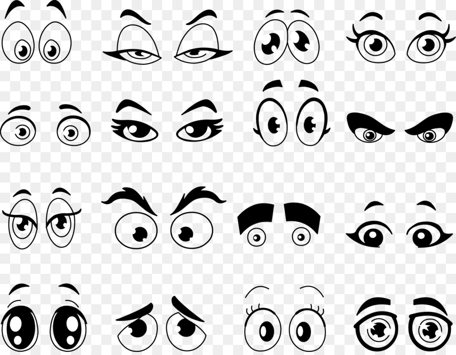Cartoon Eye Clip art - Vector eyes png download - 1969*1518 - Free