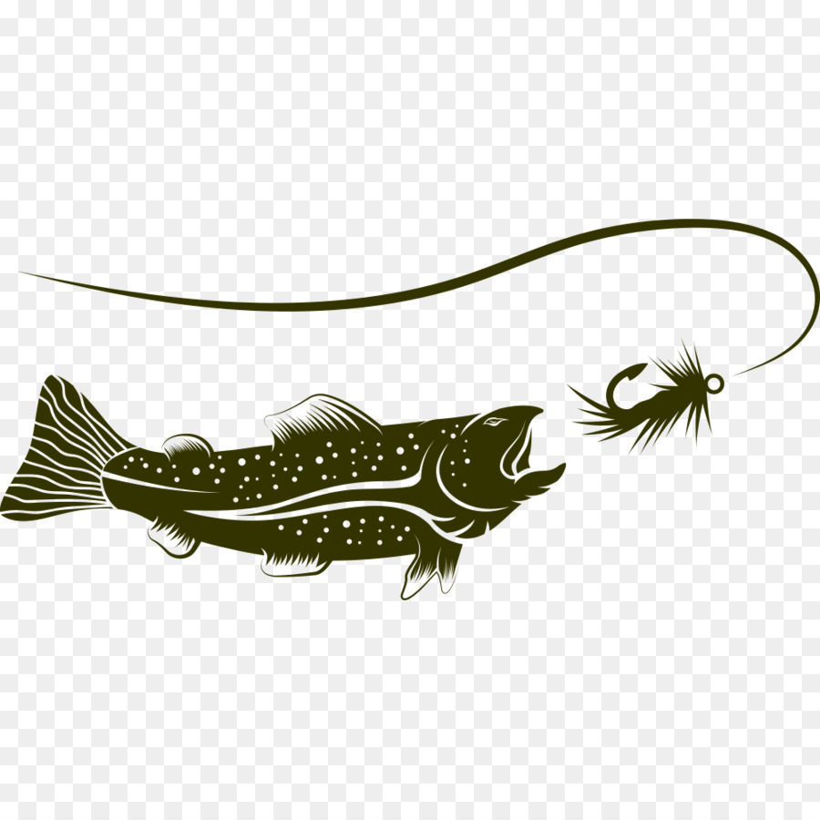 Pancing Ikan Di Hook Ilustrasi Memancing Ilustrasi Png Unduh