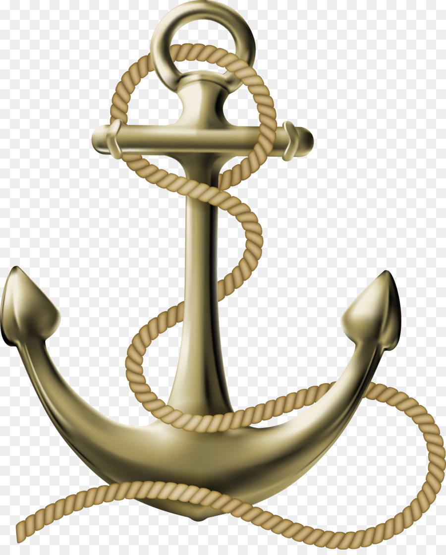 Anchor Rope Maritime transport Clip art - Vector metal ship anchor rope