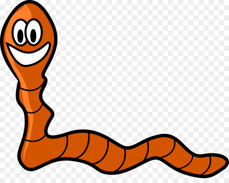 Realistic Earthworm Drawing