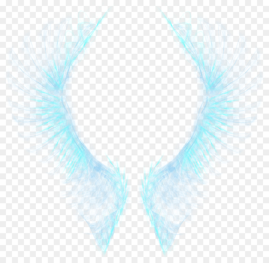 Крылья ангела на прозрачном фоне
