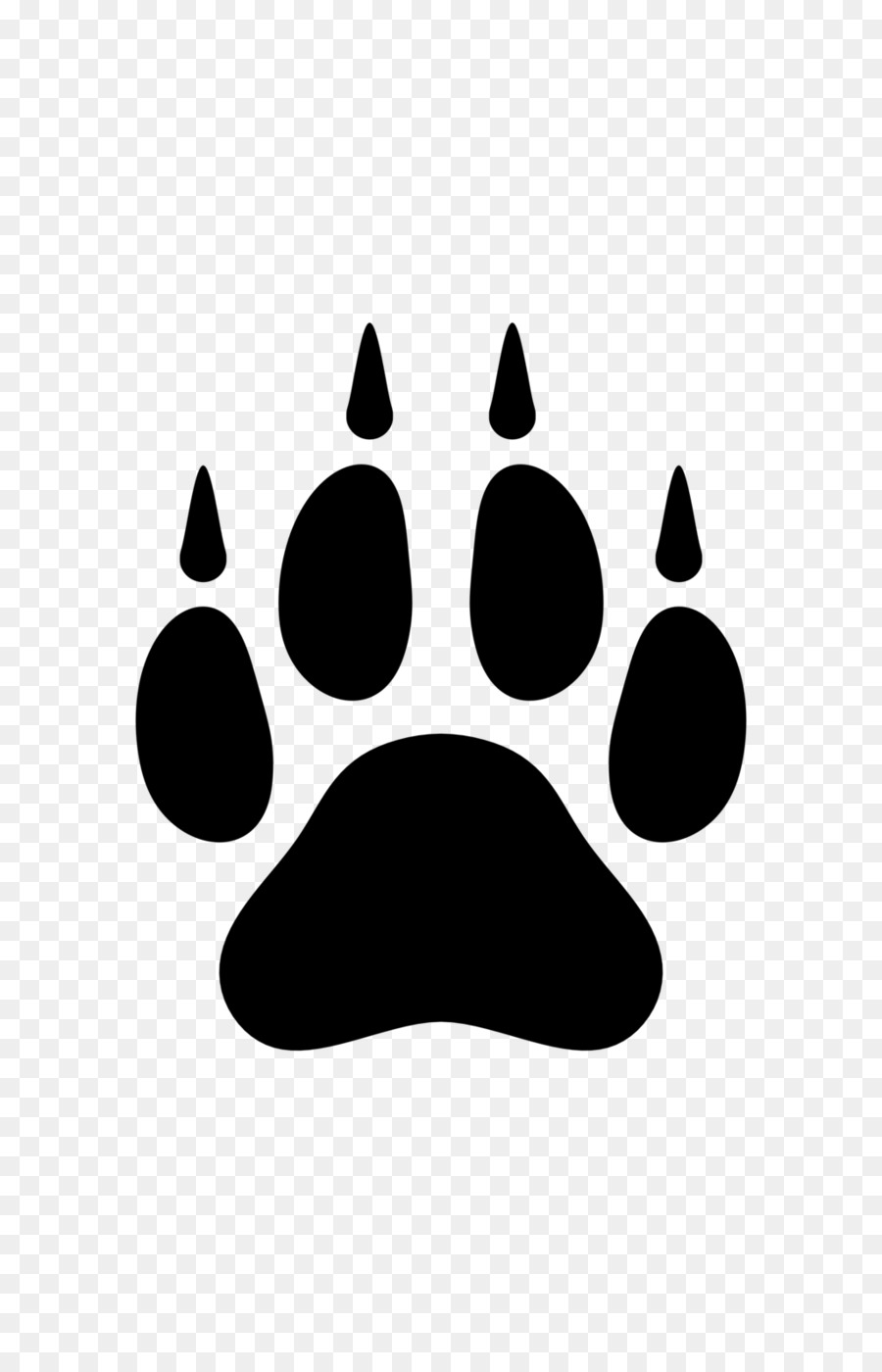Dog Arctic wolf Paw Clip art Wolf Paw png download