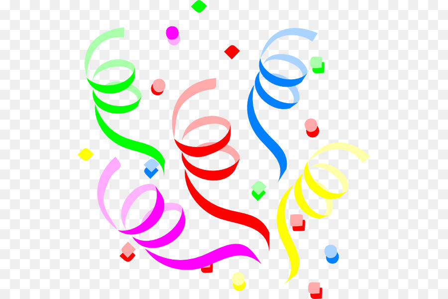  Birthday cake Serpentine streamer Party Clip art 