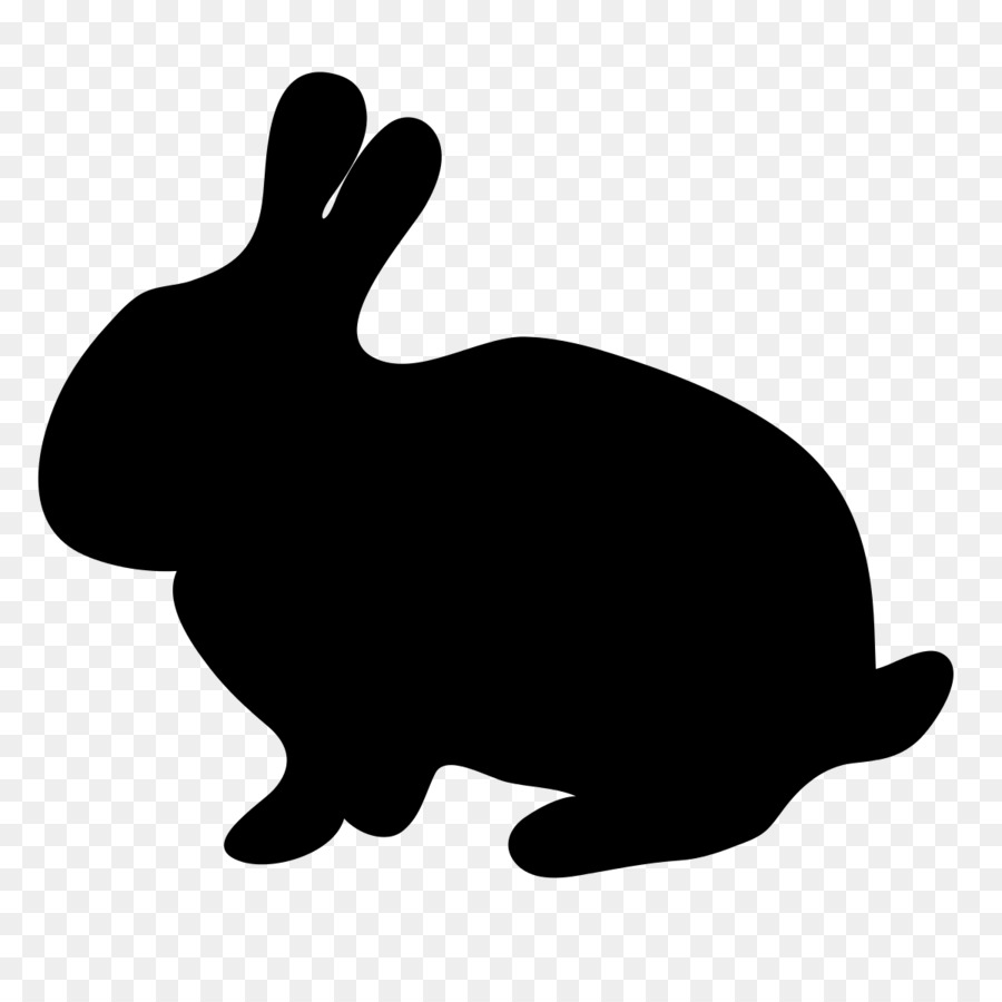 Download Easter Bunny Silhouette Rabbit Clip art - Rabbit ...