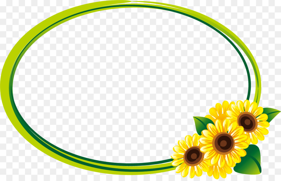 Download Pixel - Sunflower border round png download - 1195*763 ...