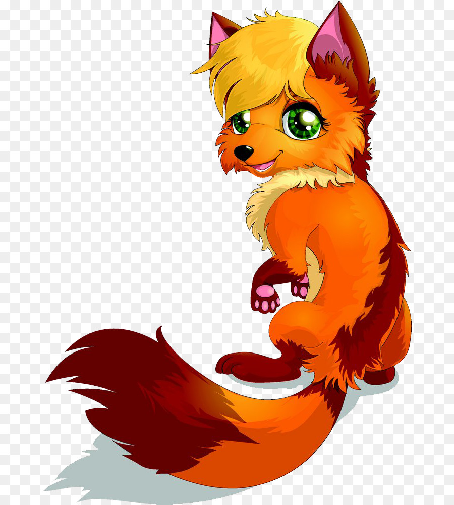 Fox Kartun Gambar Ilustrasi Fox Unduh Kumis Rubah Merah Kecil