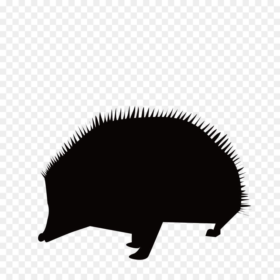 Igel-Silhouette Gratis - Igel-Silhouette png herunterladen - 2083*2083