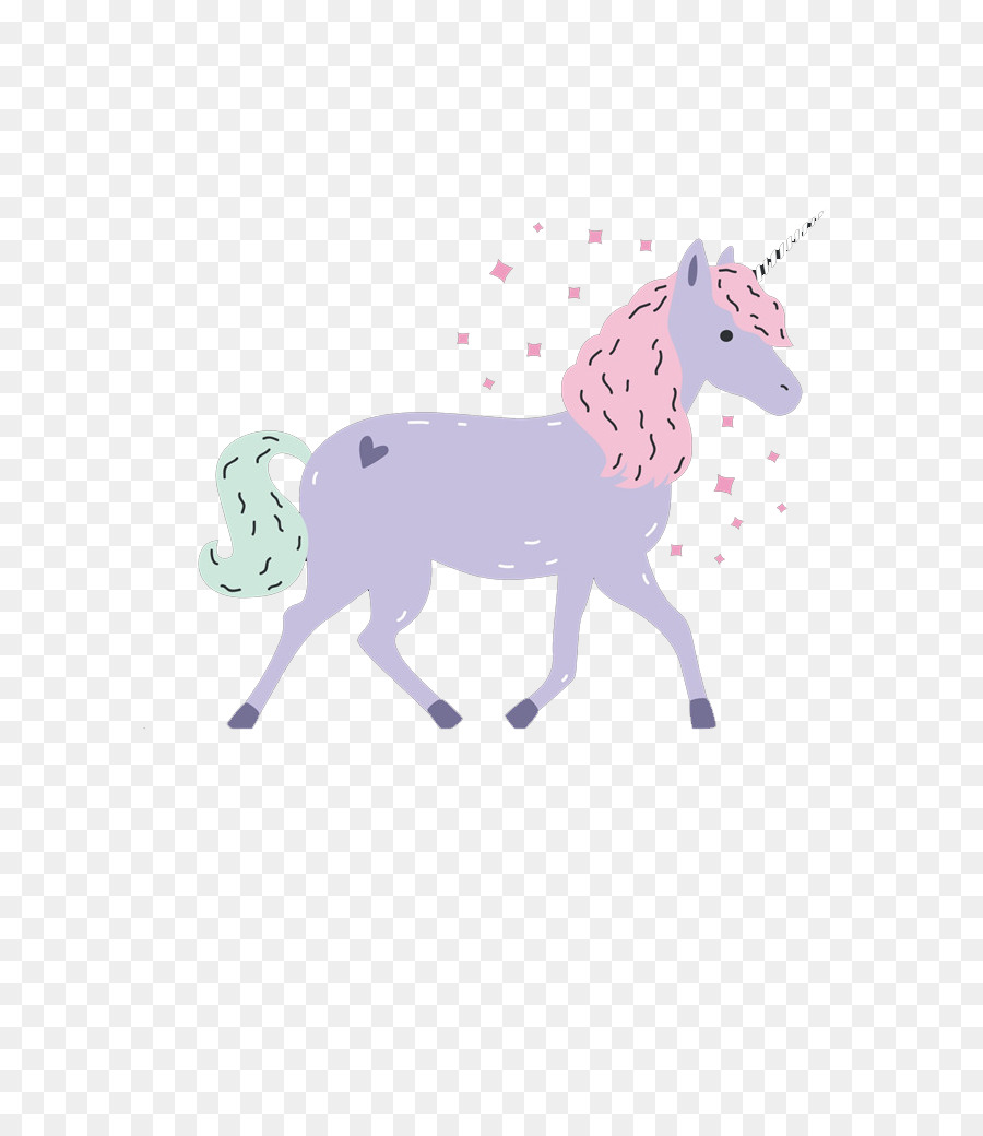 Tanduk Unicorn Ilustrasi Warna Unicorn Unduh Pink Ungu Kuda