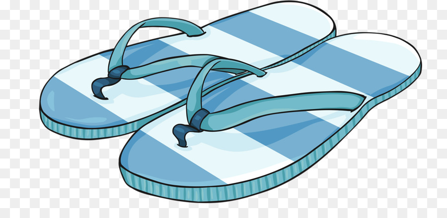 Slipper Shoe Cartoon Sneakers A pair of sandals  png 