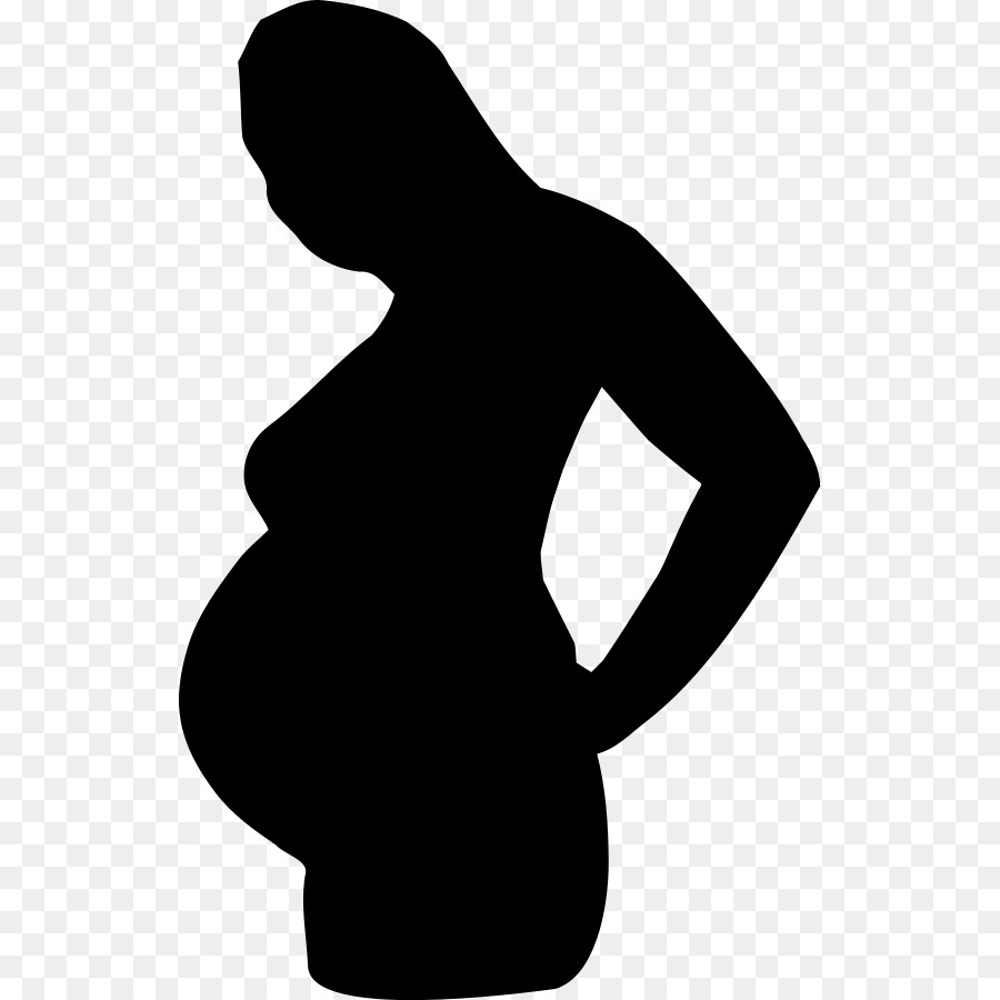 Pregnancy Silhouette Woman Clip art - Pregnant Cowgirl Cliparts png
