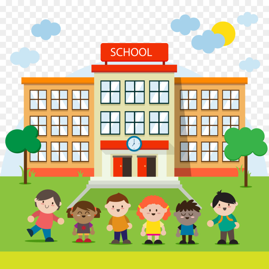 Gambar Ilustrasi Gedung Sekolah