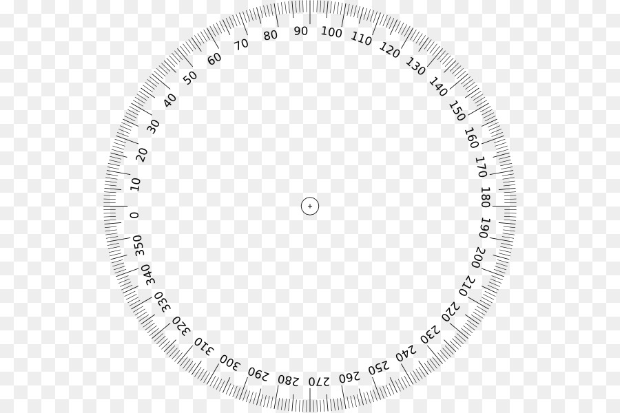 circle area of vector Printable Degree Protractor Circle Clip   Angle art