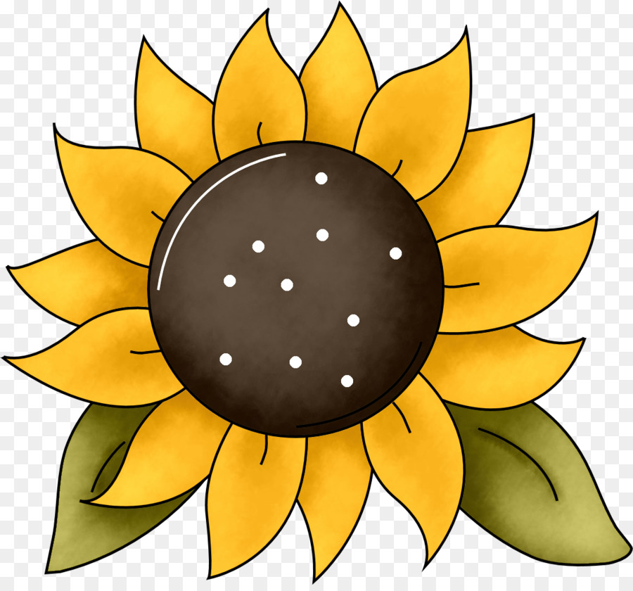 Free Free 338 Outline Free Sunflower Clipart SVG PNG EPS DXF File