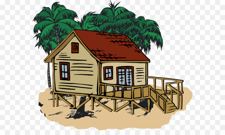 Beach house Cottage Clip art Beach Homes Cliparts png